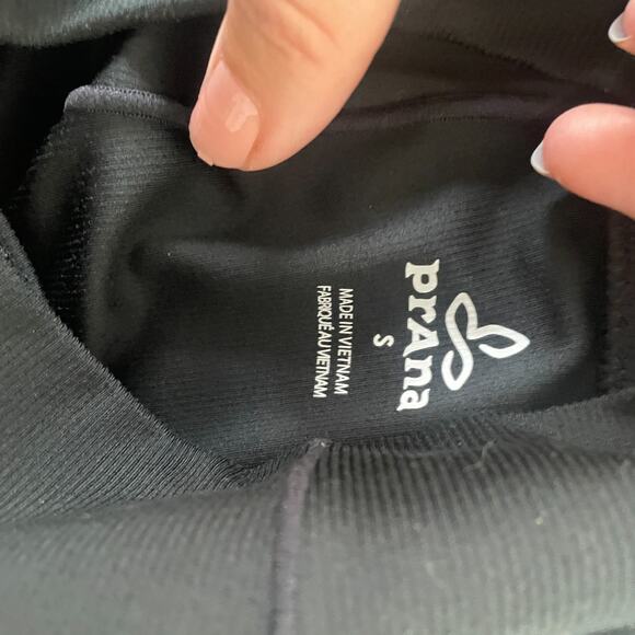 Prana Becksa 7/8 Leggings Women's S Black Pockets Outdoor Casual Knit Mid Rise - Picture 5 of 7